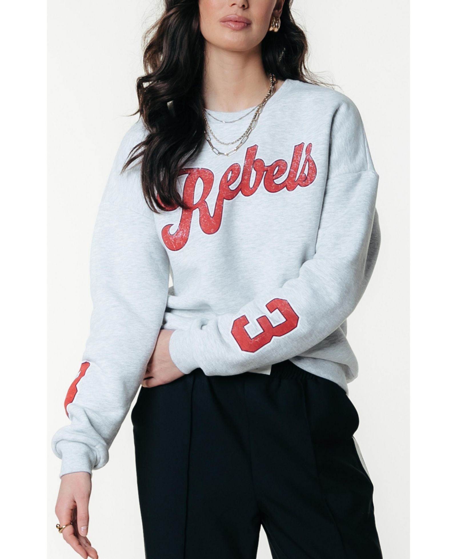Женский джемпер Colourful Rebel Rebel 33 Dropped Shoulder
