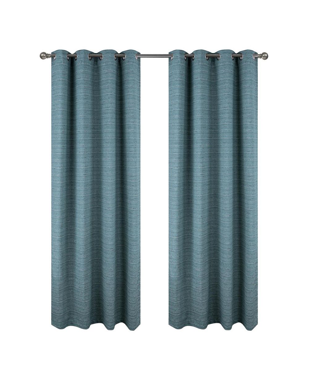 RT Designer Collection Kensington Jacquard Foam Backed Luxurious Decorative Grommet Curtain Panel 54" x 84"