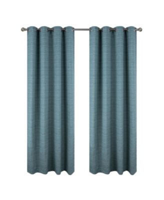 RT Designer Collection Kensington Jacquard Foam Backed Luxurious Decorative Grommet Curtain Panel 54" x 84"