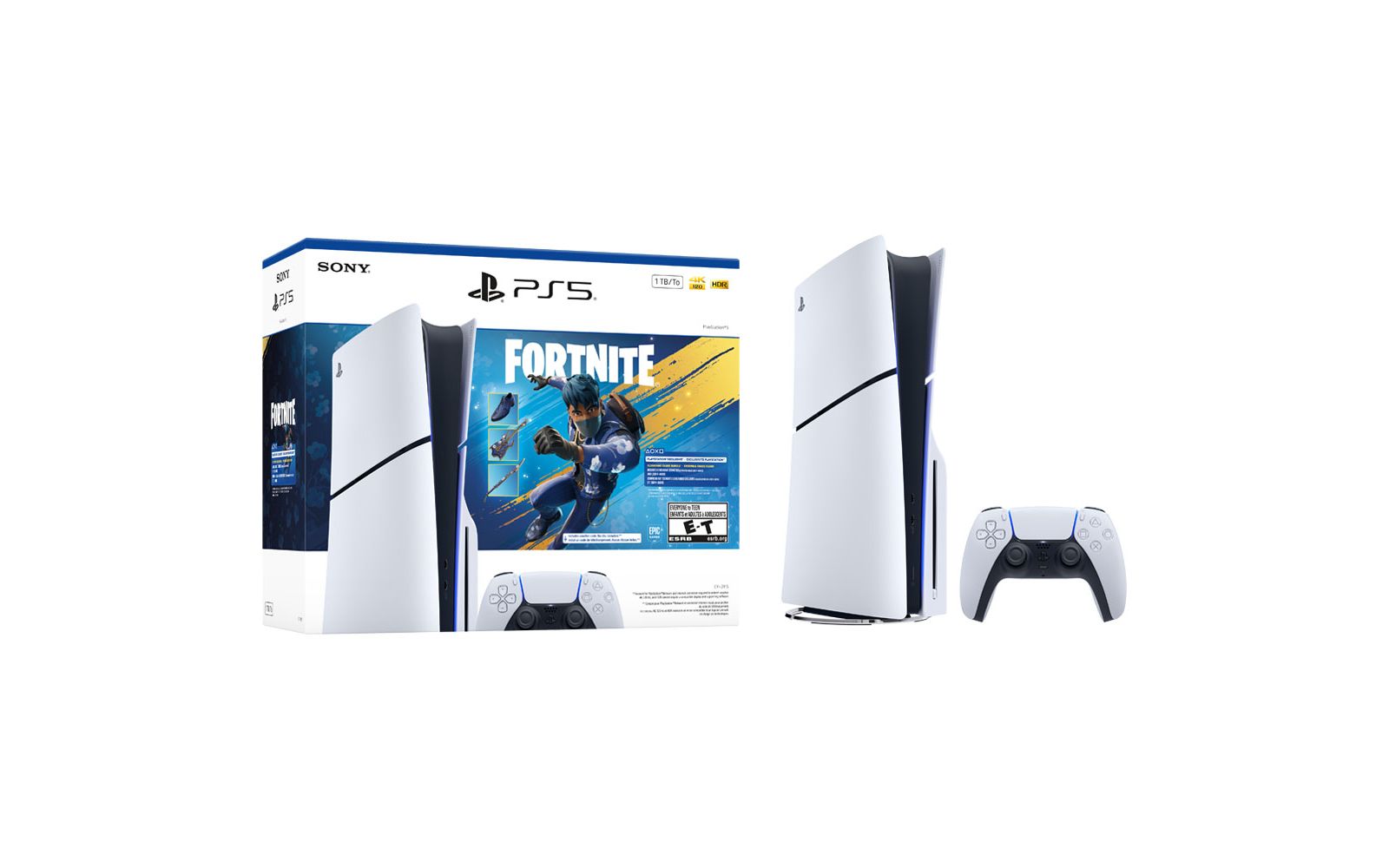 Sony PlayStation 5 Disc Edition Slim 1TB Fortnite Flowering Chaos Bundle Console