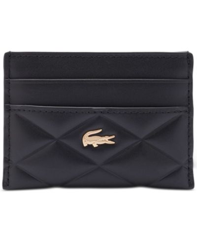 Кожаный картхолдер Lacoste