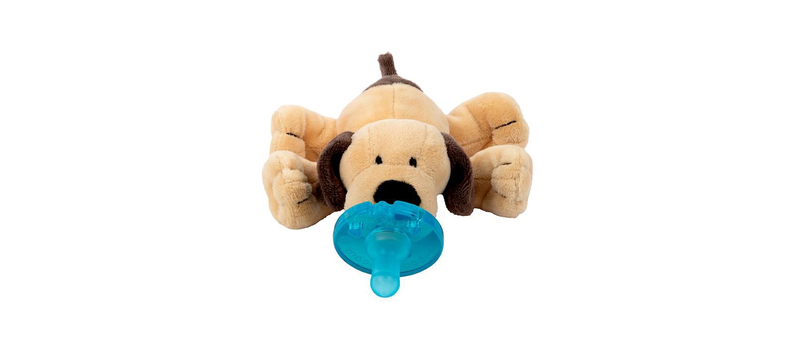 WubbaNub Baby Brown Puppy Pacifier
