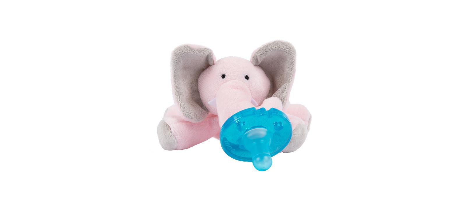 WubbaNub Baby Pink Elephant Pacifier
