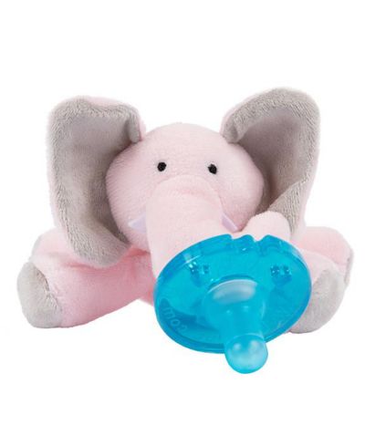 Пустышка WubbaNub Pink Elephant для малышей