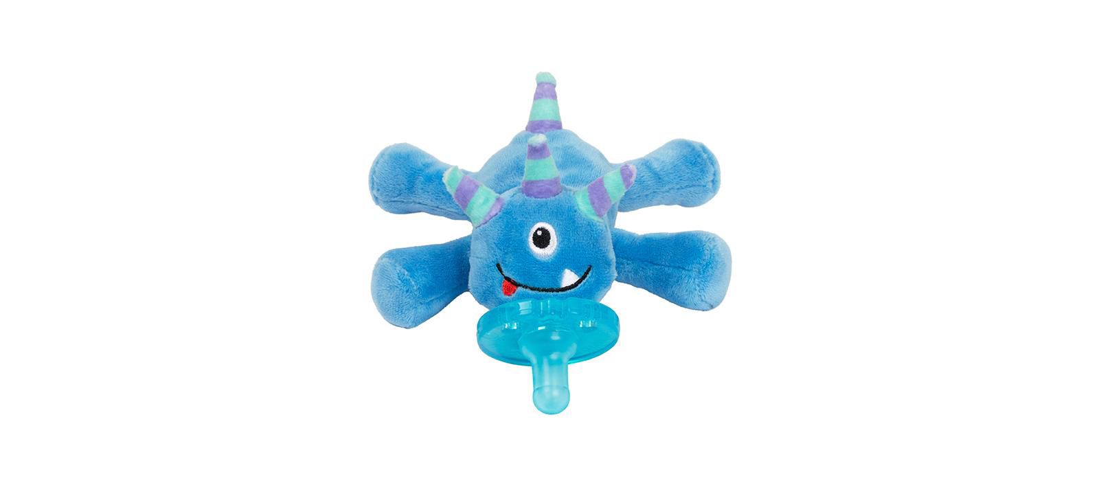 WubbaNub Baby Blue Monster Pacifier Teething & Feeding