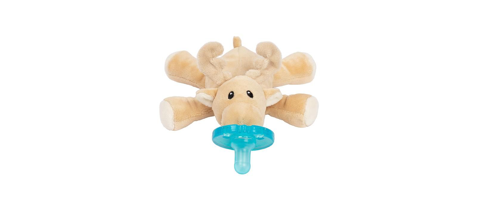 WubbaNub Baby Tan Reindeer Pacifier