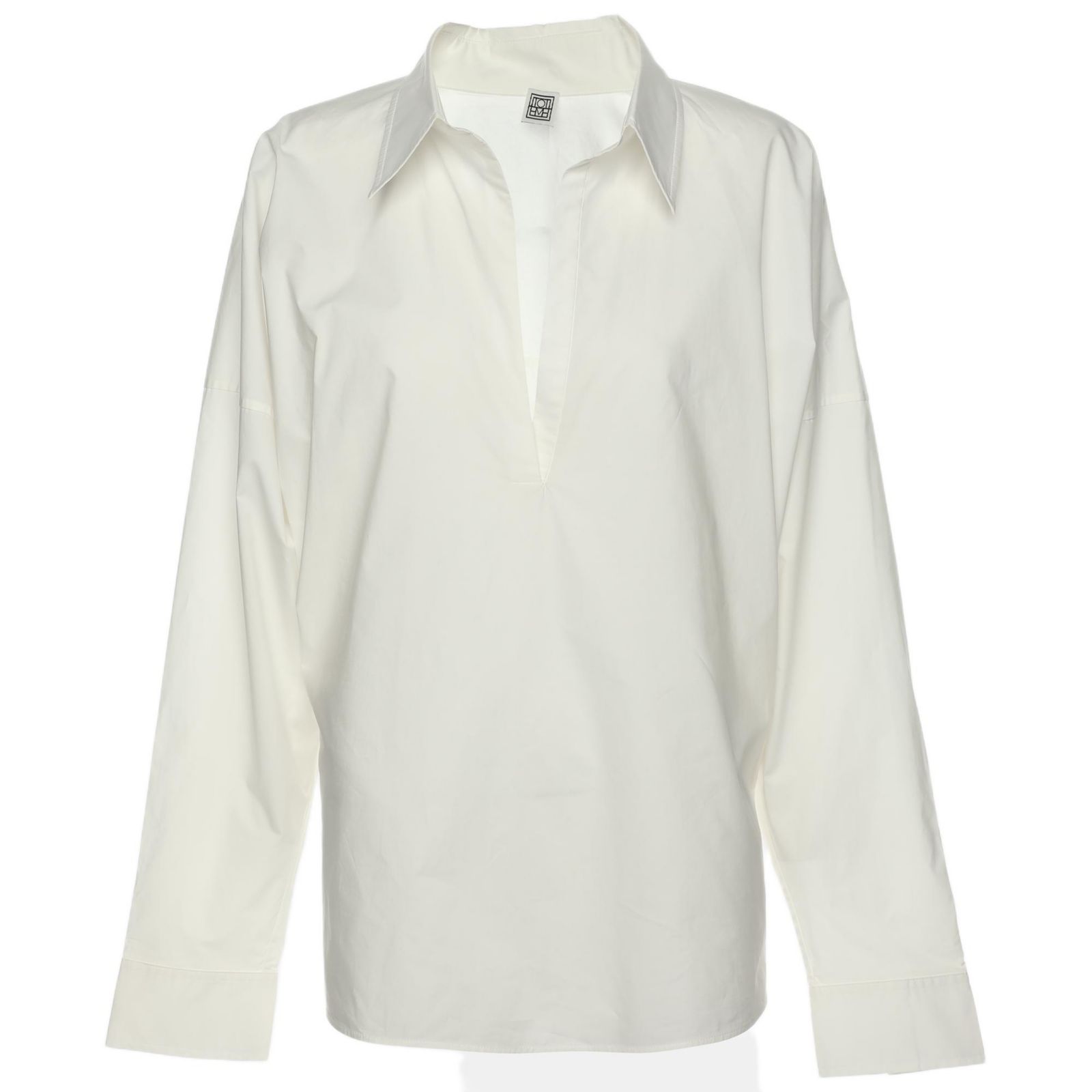 Pre-Owned Toteme Women's White Cotton Poplin Shirt