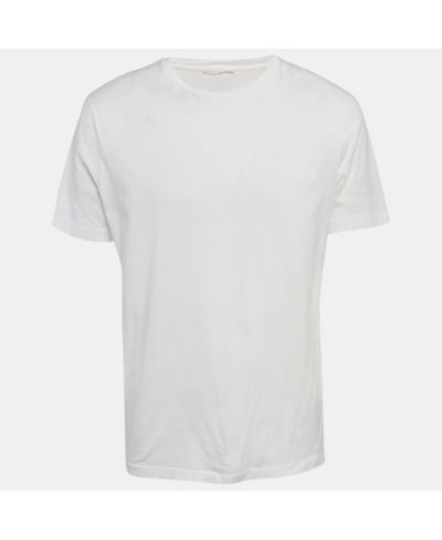Pre-Owned The Row Men's White Jersey Crewneck T-Shirt