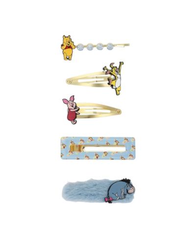 Winnie the Pooh Characters 5 piece Hair Clip Set