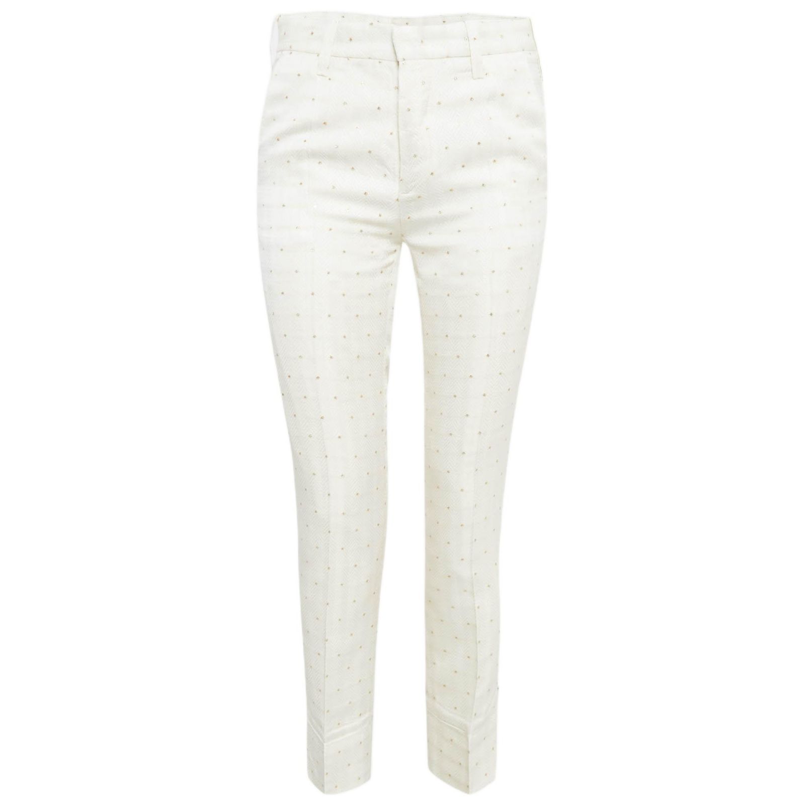 Pre-Owned Zadig & Voltaire Women's Star Pist Jacquard Straight Leg Trousers