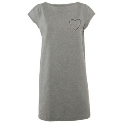 Pre-Owned Love Moschino Женское мини-платье из хлопка с логотипом