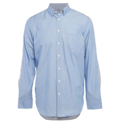 Рубашка Zadig & Voltaire Men's Blue Stripe Cotton Button Front
