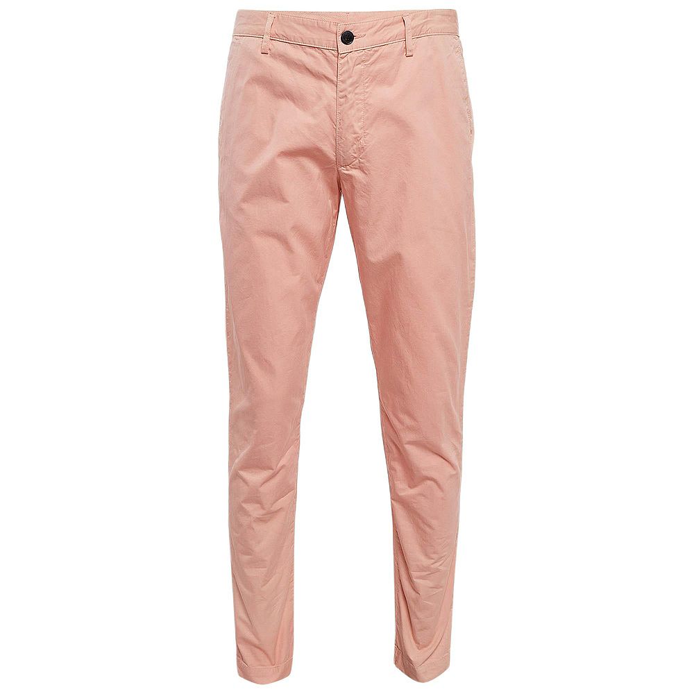 Pre-Owned Zadig & Voltaire Men's Pink Cotton Patrick Chino Trousers