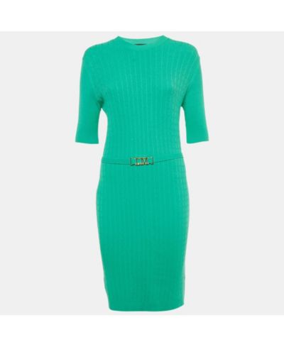Женское трикотажное платье Love Moschino Midi с поясом