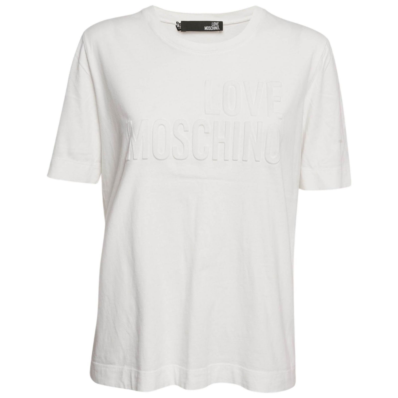 Pre-Owned Love Moschino Женская синяя полосатая джинсовая рубашка с пуговицами