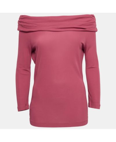 Женский топ Moschino Cheap Stretch Knit Off Shoulder