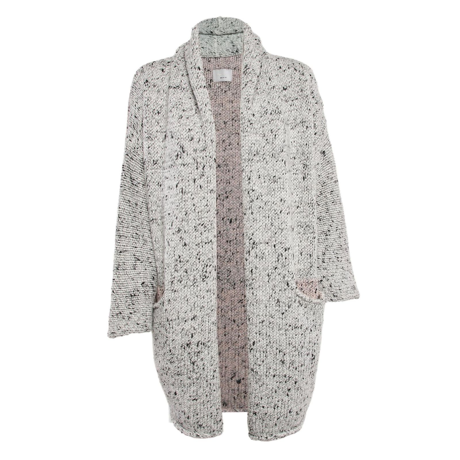 Pre-Owned Zadig & Voltaire Women's Pre-Owned Zadig and Voltaire Grey Knit Open Front Cardigan