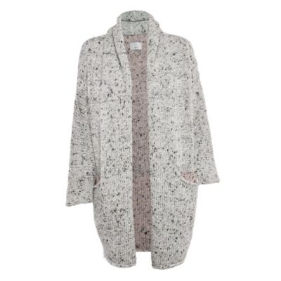 Pre-Owned Zadig & Voltaire Women's Pre-Owned Zadig and Voltaire Grey Knit Open Front Cardigan