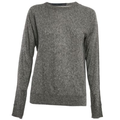 Pre-Owned Zadig & Voltaire Women's Grey Cashmere Full Sleeve Crisp Sweater