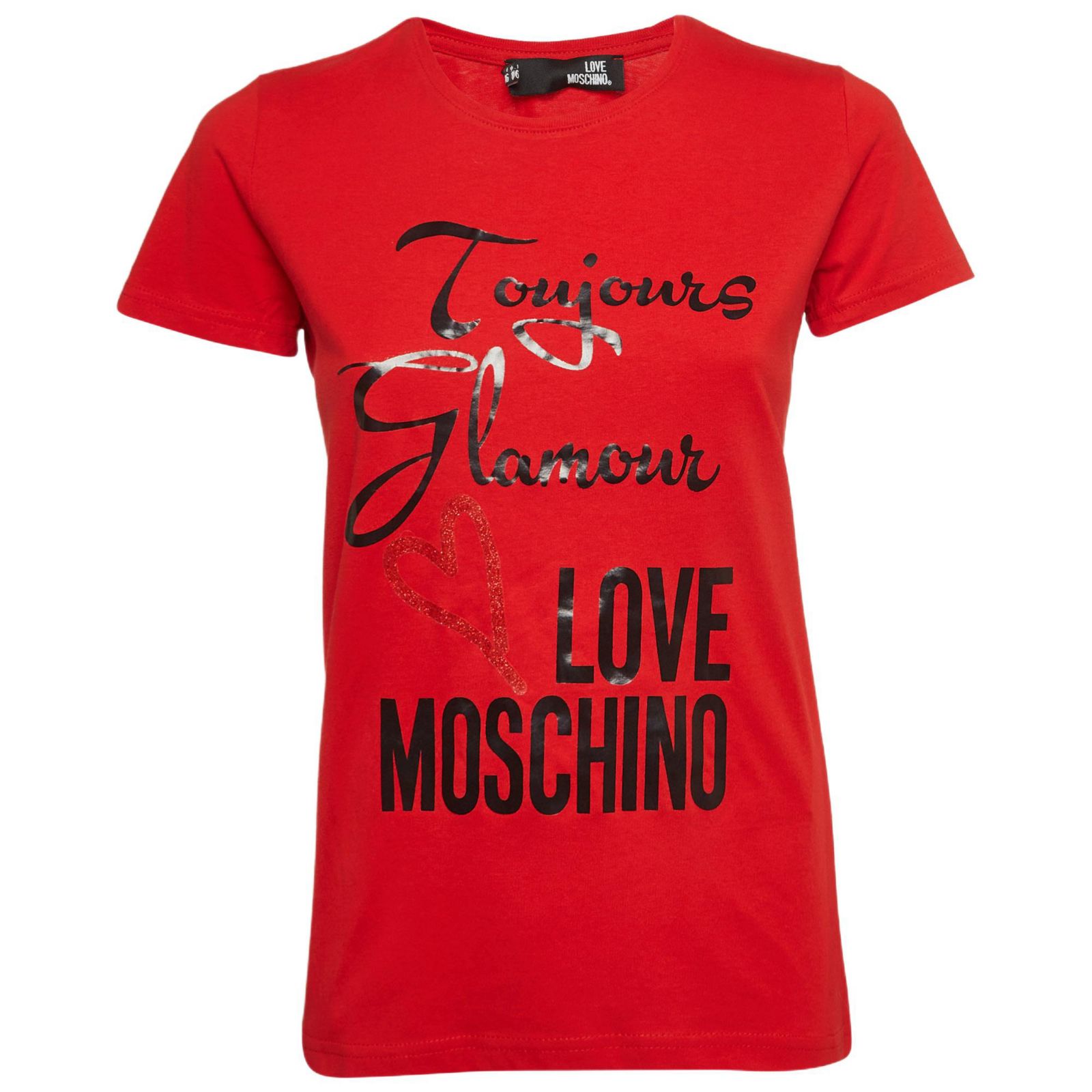 Love Moschino Женская рубашка в синюю полоску из денима, б/у