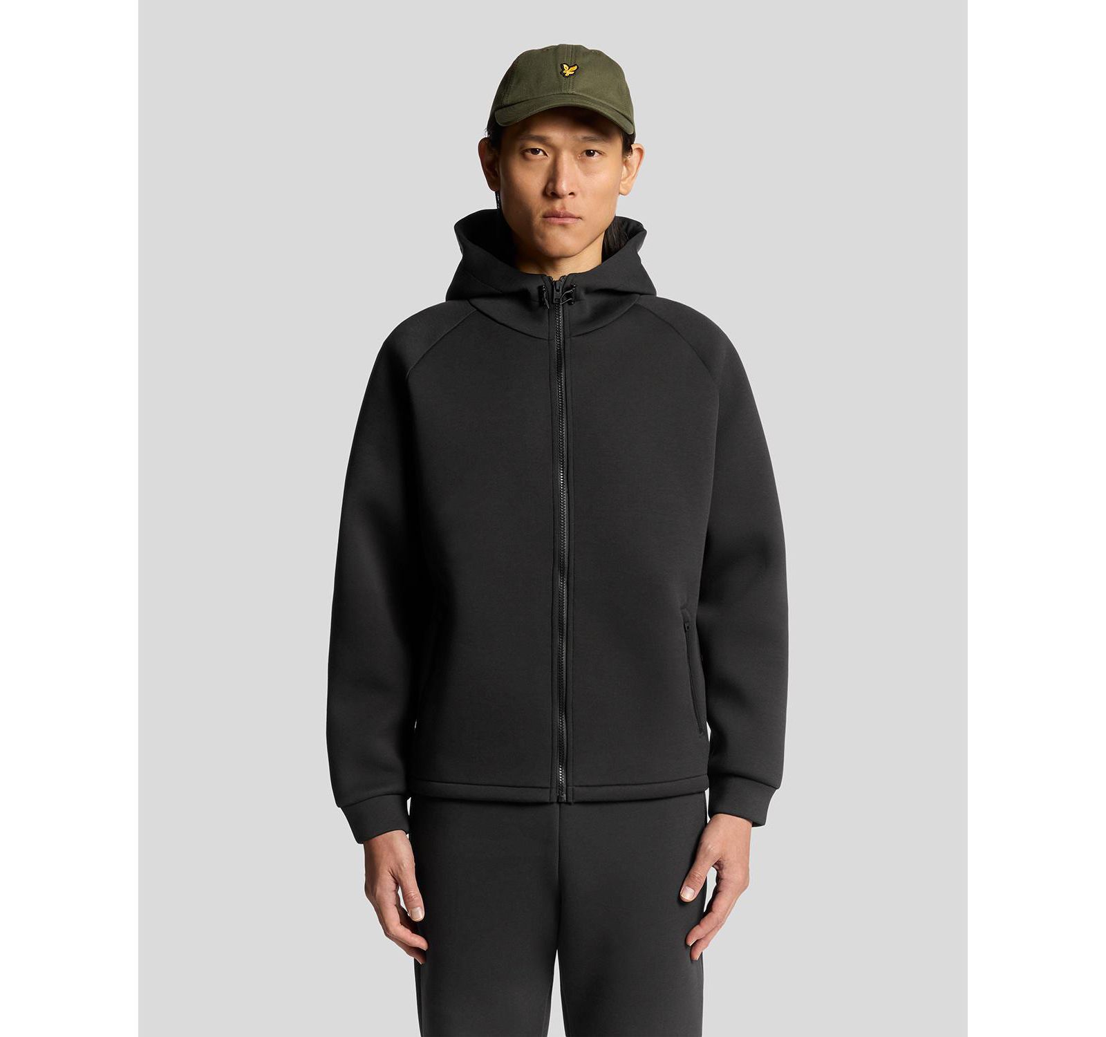 Мужское худи Lyle & Scott Neoprene Zip-Through