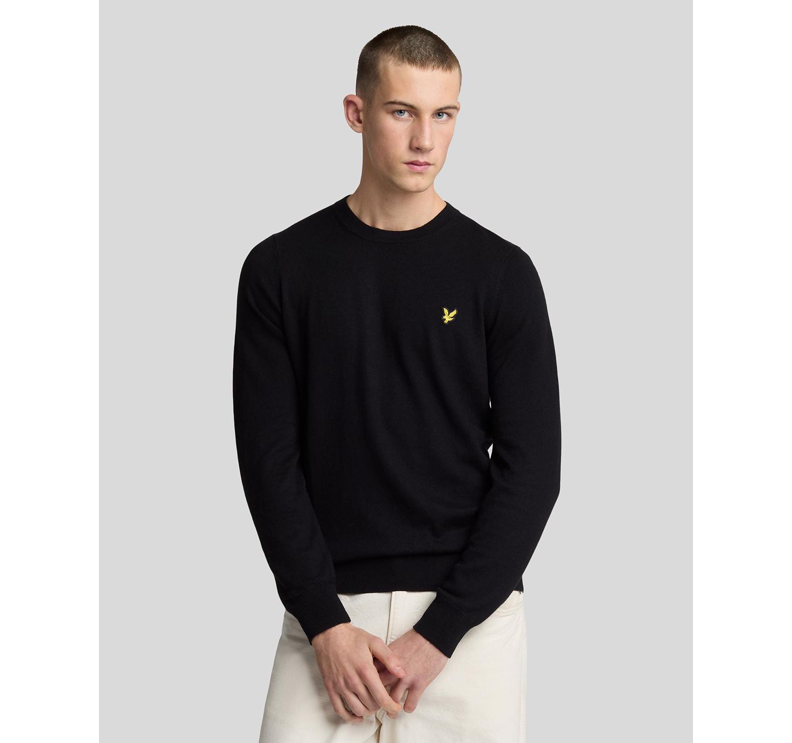 Lyle & Scott Men's Cotton Merino Crew Neck Sweater