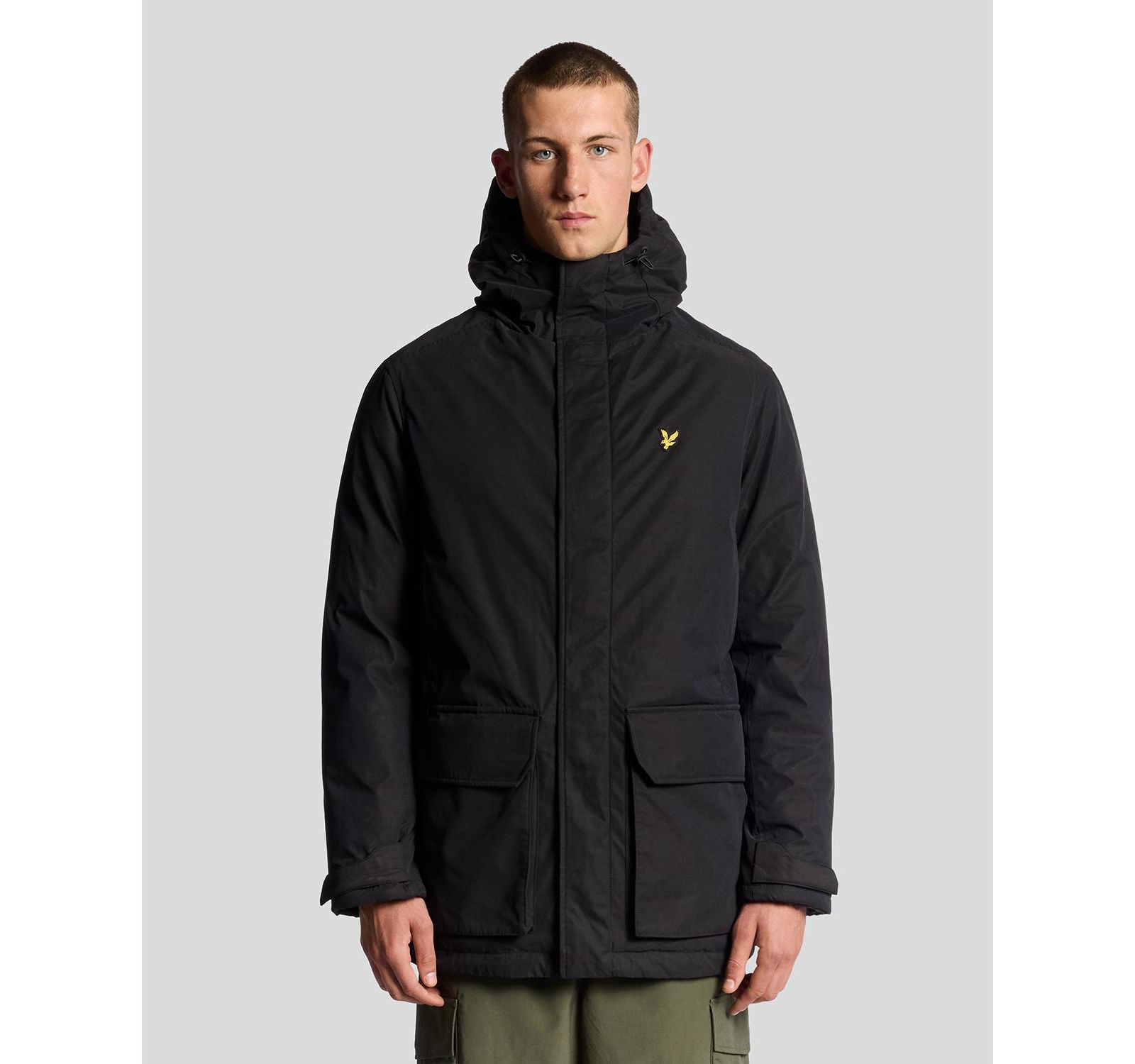 Lyle & Scott Men's Long Sleeve Hooded Membrane Parka