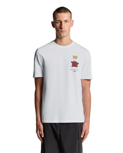Мужская футболка Lyle & Scott Rose And Crown Graphic