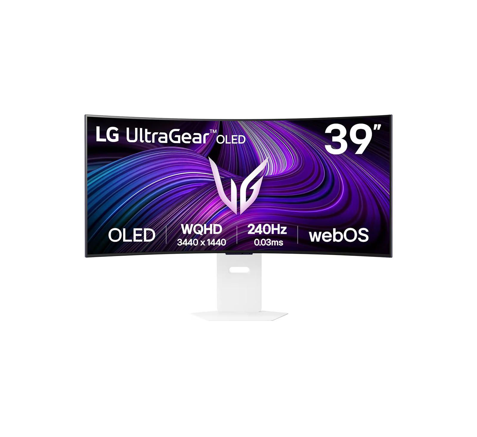 LG UltraGear 39GX900A-B 39" 21:9 UltraWide QHD 240Hz Curved OLED HDR Gaming Monitor, Black