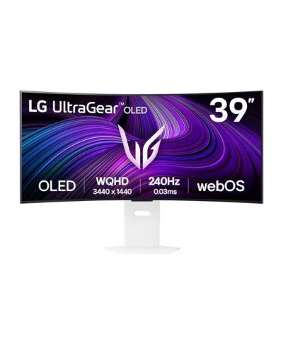 Игровой монитор LG UltraGear 39GX900A-B 39" 21:9 UltraWide QHD 240Hz изогнутый OLED HDR, черный