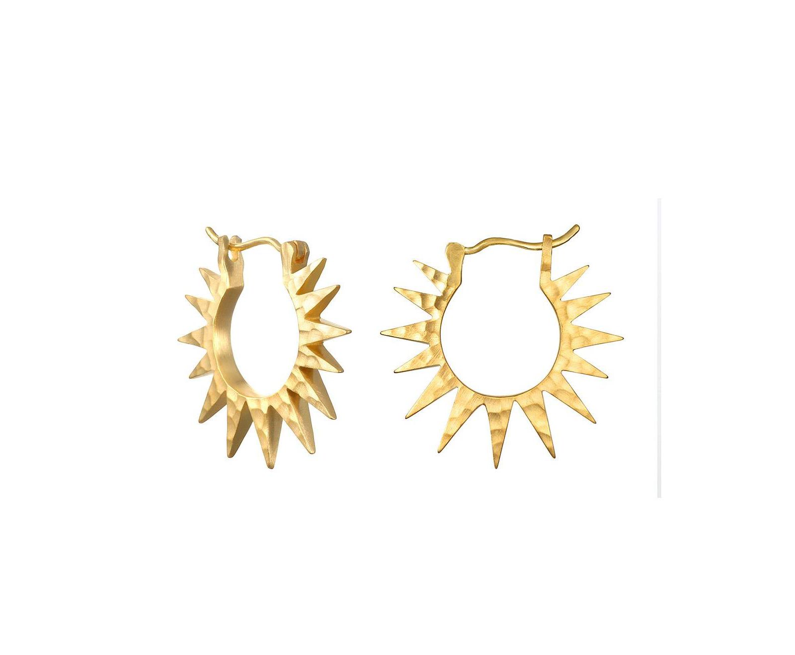 Серьги-кольца Satya Jewelry Incandescent Glow Starburst Hoop