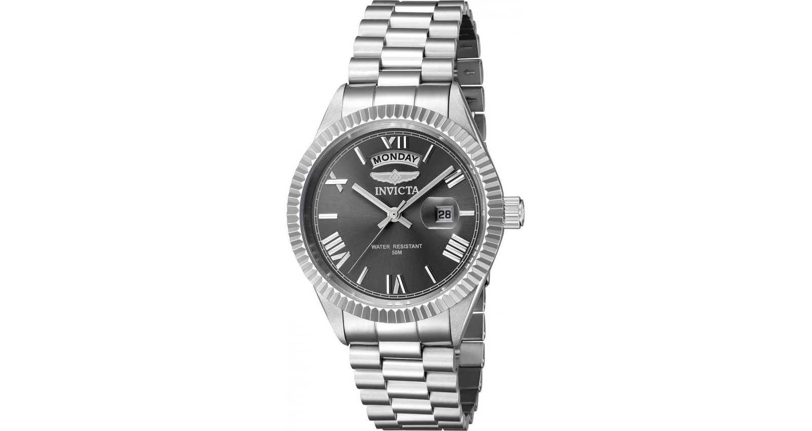 Invicta Men's 43937 Specialty Quartz 3 Hand Grey Dial Watch