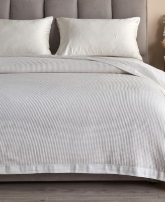 Linery & Co. Lightweight Waffle Weave Cotton Blanket, King
