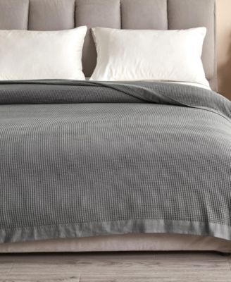 Linery & Co. Lightweight Waffle Weave Cotton Blanket, Twin