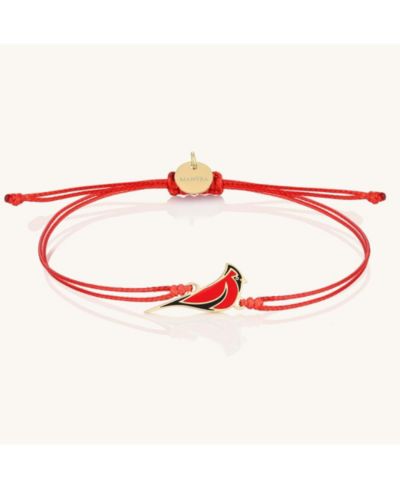 Mantra Thread Of The Cardinal Always In My Heart Bracelet
