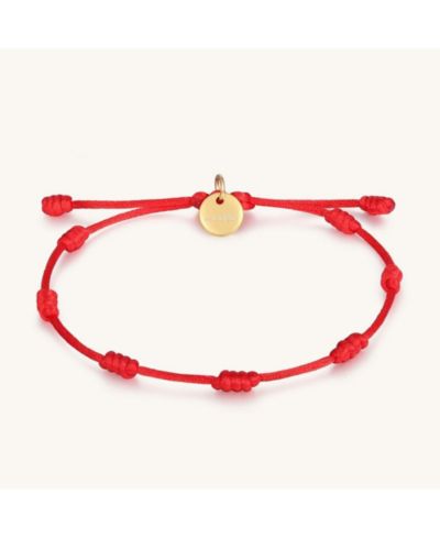 Mantra 7 Knots of Protection Bracelet Silk Bracelet
