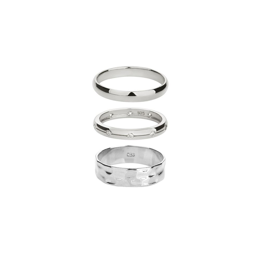 Набор колец Bearfruit Jewelry из стерлингового серебра с позолотой 18K