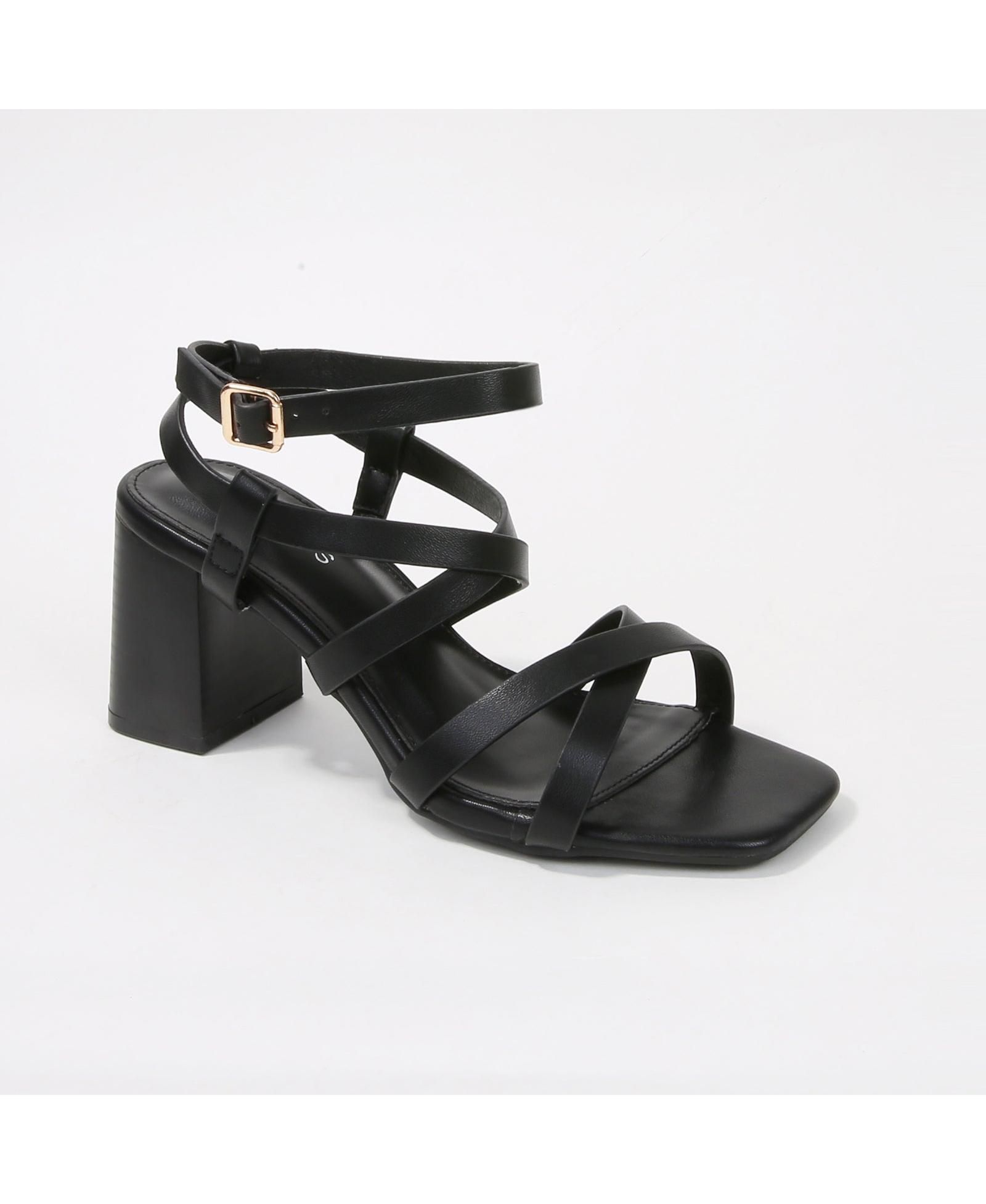 BERNESS Women's Roberta Strappy Block Heel Sandals
