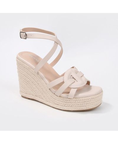 BERNESS Женские Rhiannon Strappy Espadrille Wedge Sandals