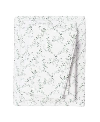 Linery & Co Ultra-Soft Turkish Cotton Flannel Winter Floral Print Sheet Set