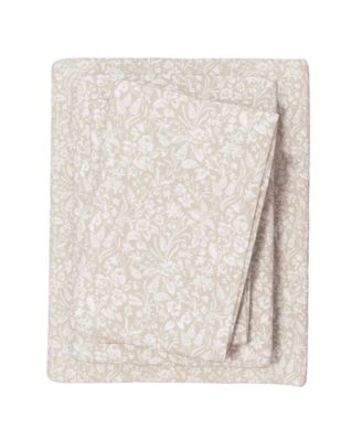 Linery & Co Ultra-Soft Turkish Cotton Flannel Winter Floral Print Sheet Set