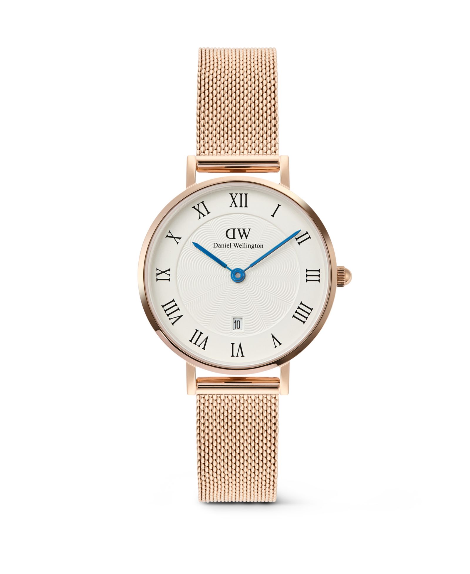 Женские часы Daniel Wellington Date Rose Gold-Tone Stainless Steel, 28mm