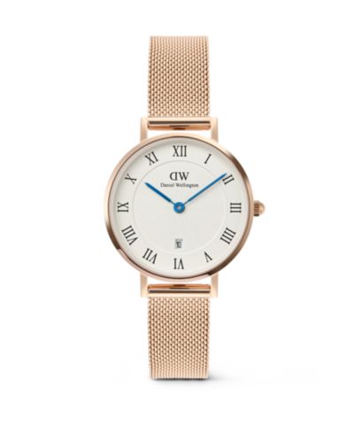 Женские часы Daniel Wellington Date Rose Gold-Tone Stainless Steel, 28mm