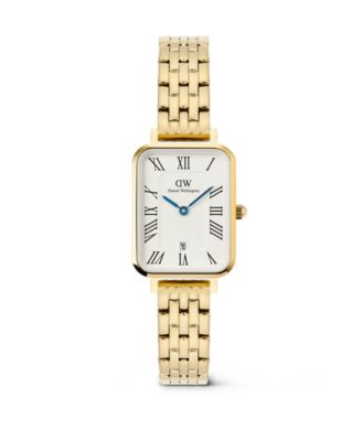 Daniel Wellington Women's Date Gold-Tone Stainless Steel Watch, 26 mm