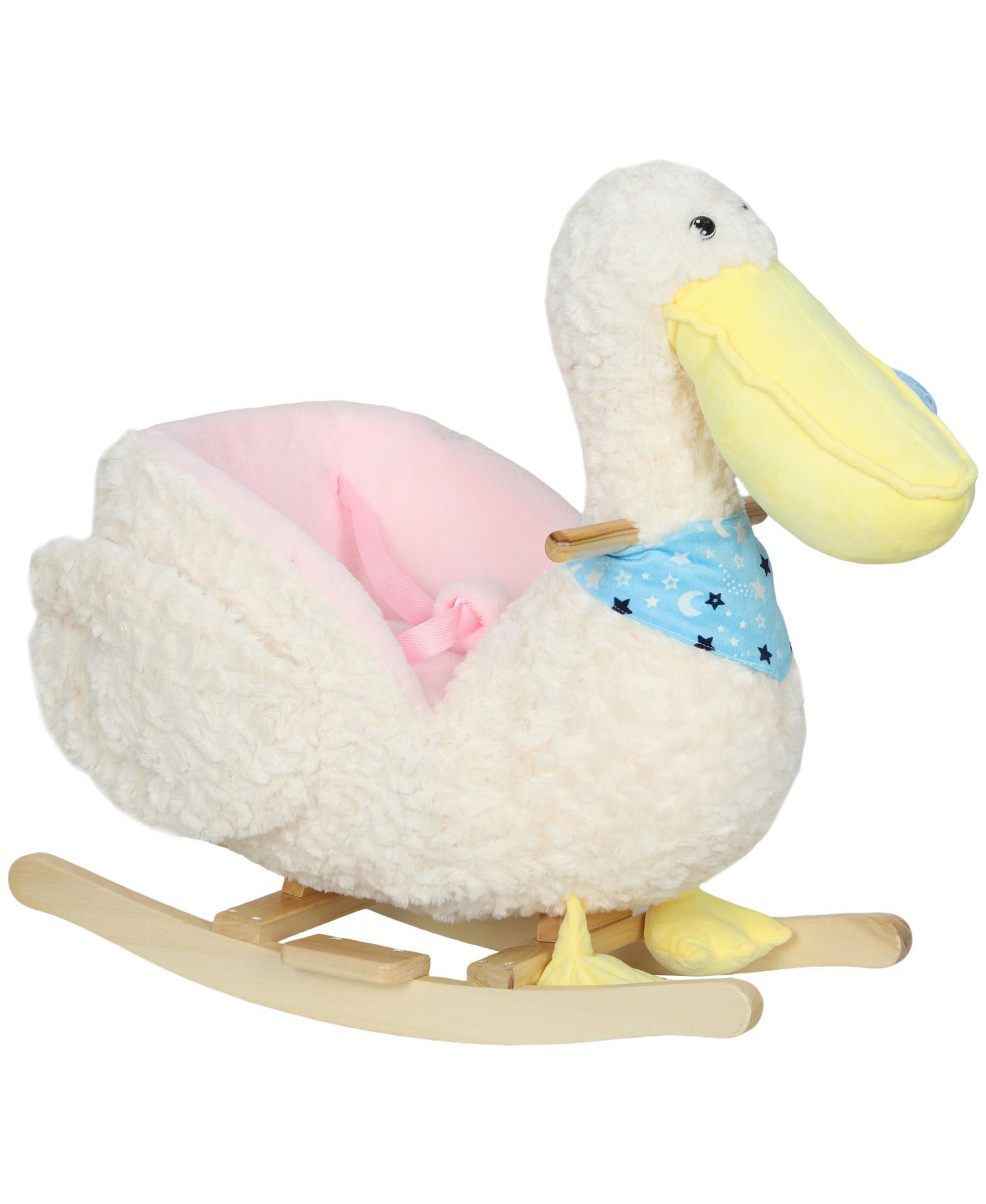 Качалка Qaba Pelican Baby, мягкая игрушка для малышей
