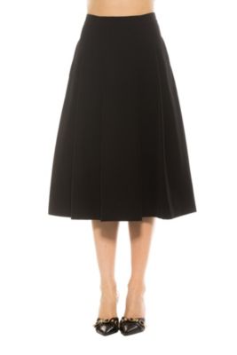 Alexia Admor Women's Illia Pleated Midi Skirt With Waistband