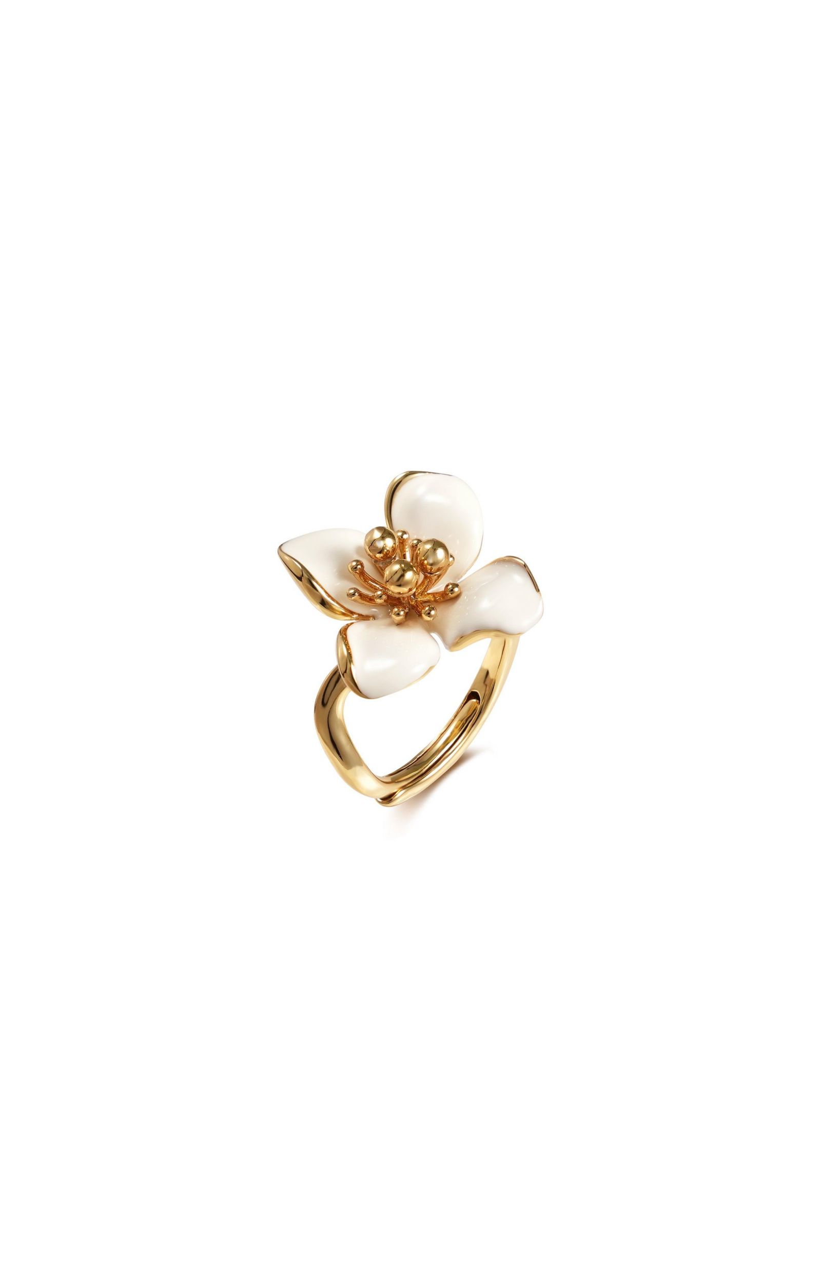 RETRO CHIC Iris Blossom Ring