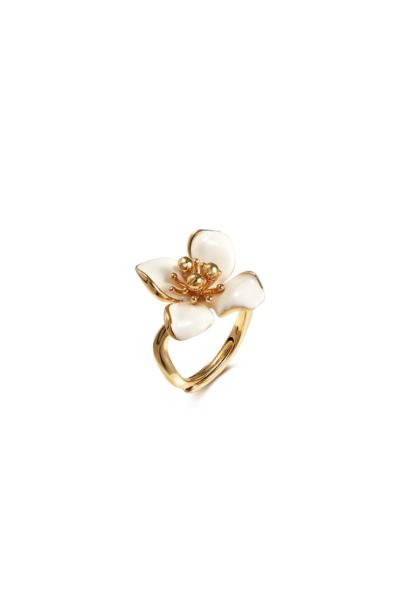RETRO CHIC Iris Blossom Ring