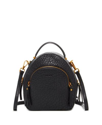 SUSU Маленький кожаный мини-рюкзак с конвертерными ремешками Crossbody