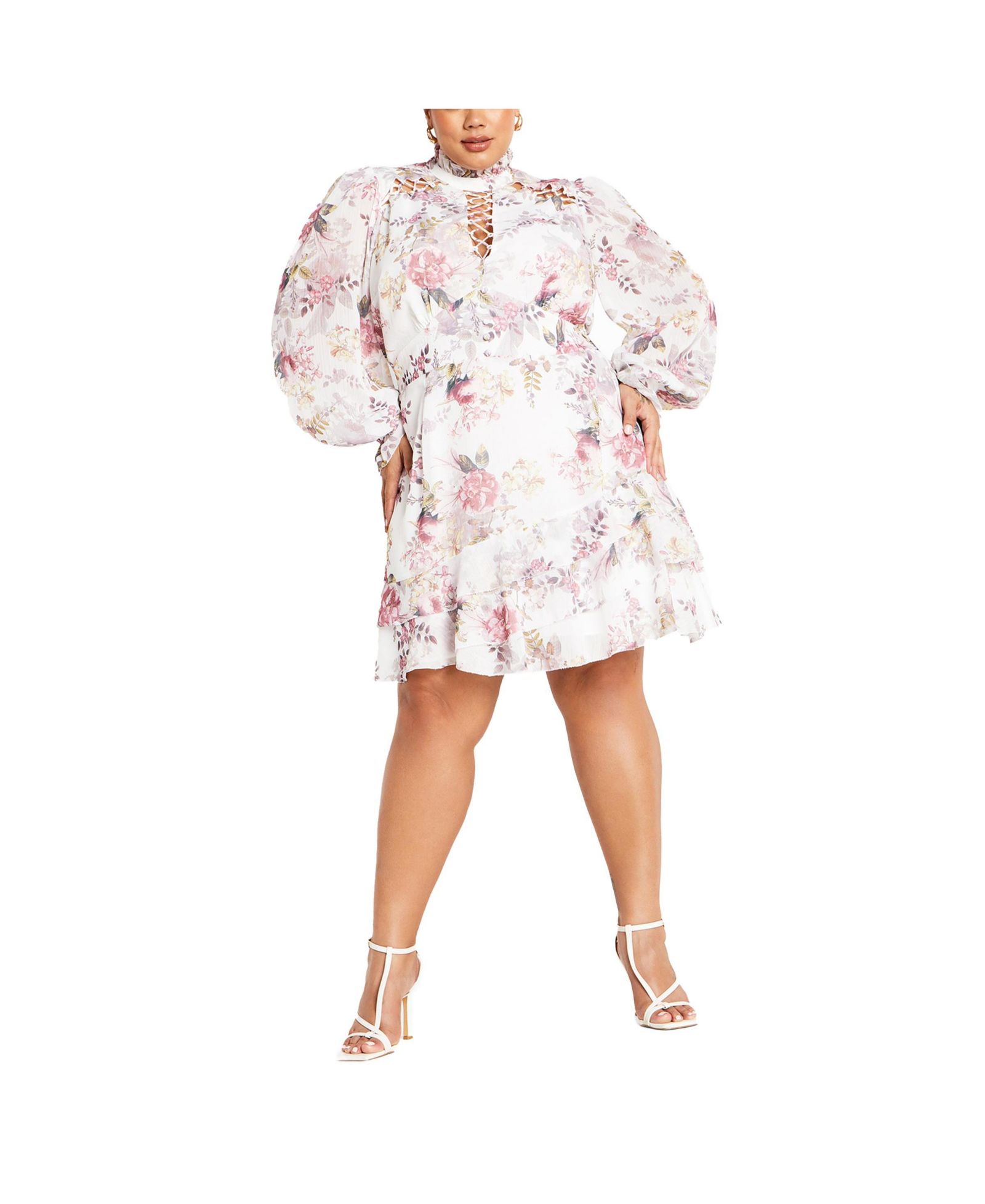 CITY CHIC Plus Size Maddison Print Dress